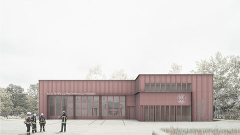 Grafik Musterfeuerwehrhaus Grafik Musterfeuerwehrhaus