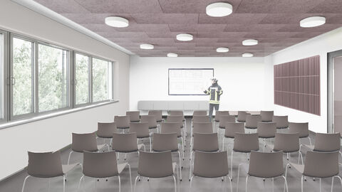 Grafik Musterlehrsaal Grafik Musterlehrsaal